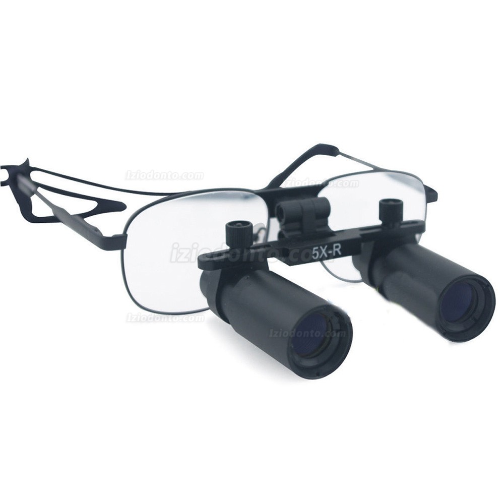 Ymarda 5.0X 420mm Lupa dentária binocular lupa médica lupa com armação de metal