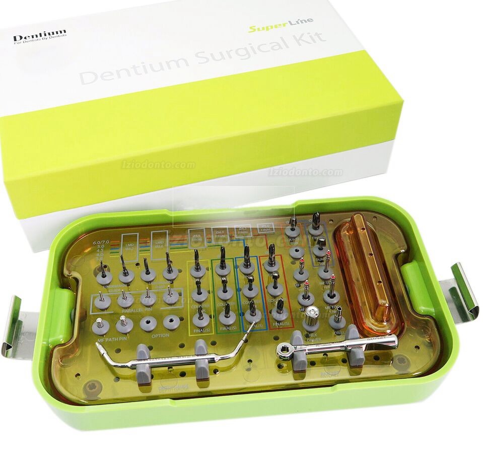 Dentium Kit de ferramentas cirúrgicas UXIF SuperLine Kit de instrumentos para cirurgia de implante