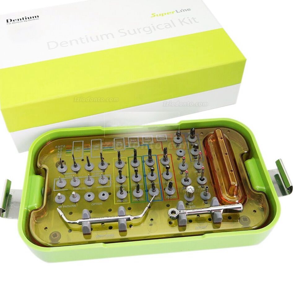 Dentium Kit de ferramentas cirúrgicas UXIF SuperLine Kit de instrumentos para cirurgia de implante