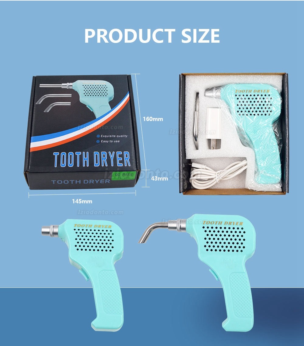Secador de dentes elétrico para laboratório dentário