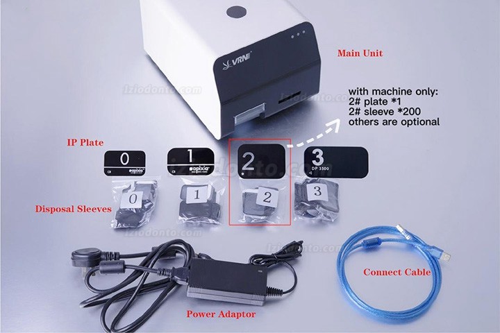 VRN EQ-600 Digital Scanner Dental Rx Placa De Fosforo Odontológica