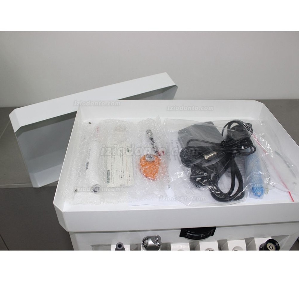 GREELOY GU-P209 Sistema de carrinho móvel de unidade de entrega odontológica com fotopolimerizador & ultrassom Scaler