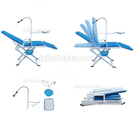 Unidades Moveis Odontologicas Modelo GU-P109A-2 Cadeira Dobrável Portátil