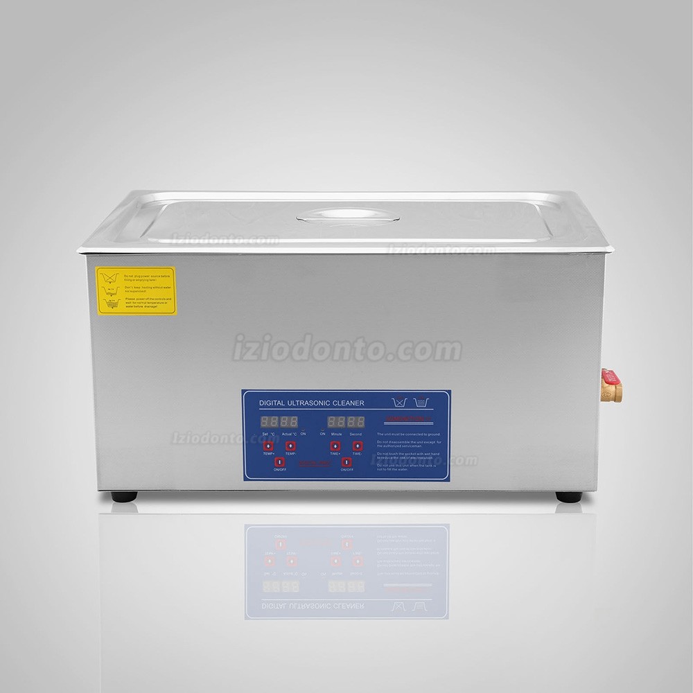 30L Aço Inoxidável Limpador ultrassónico JPS-100A