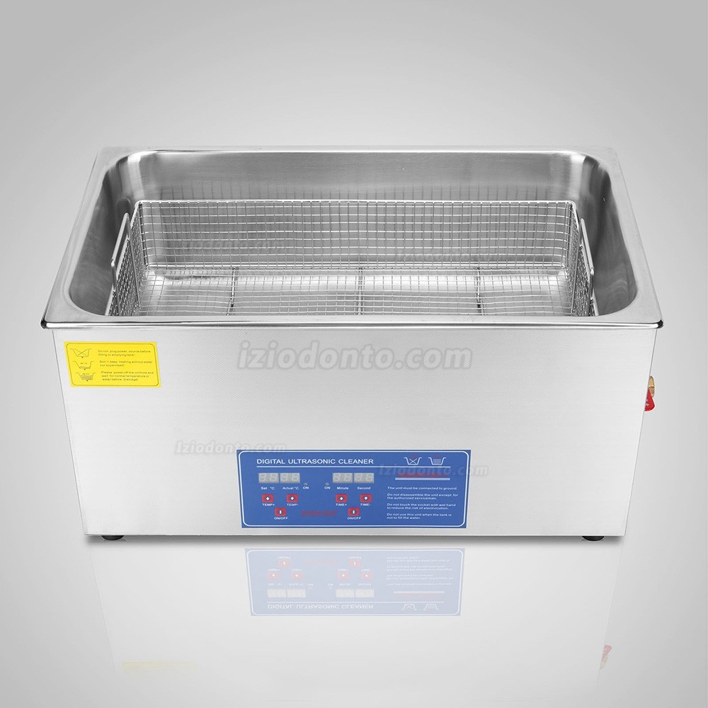 30L Aço Inoxidável Limpador ultrassónico JPS-100A