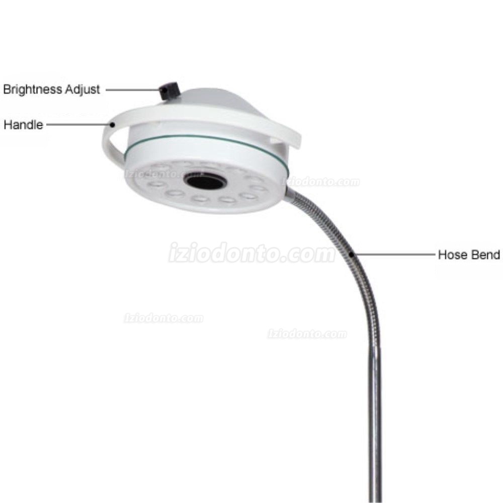 KWS® Foco Cirúrgico Móvel Lâmpada Cirúrgica LED Luz de exame KD-2012D-3