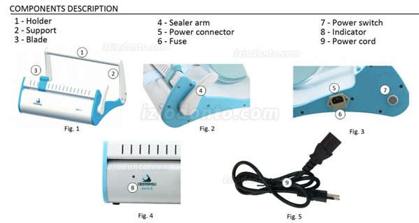 HISHINE® Sella II SEAL seladora para esterilização em autoclave odontológico médico