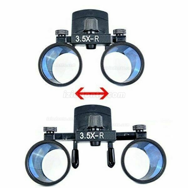 2.5X/3.5X-420mm Clip On Lupa Binocular Cirurgica Odontologico