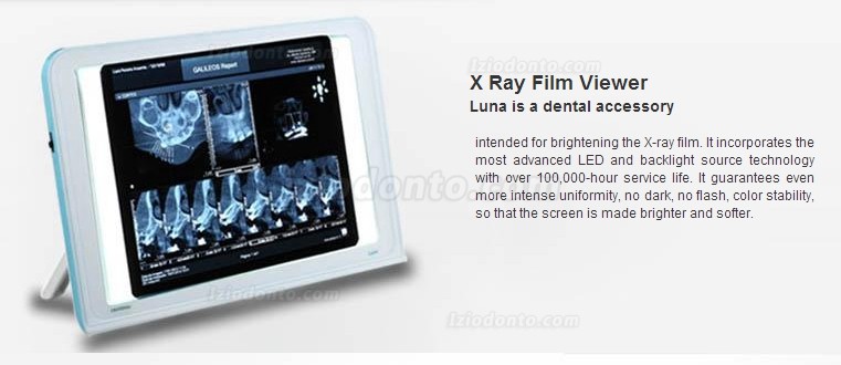 HISHINE® Raio-X Film leitor Odontológica LED Montagem em Parede / Mesa