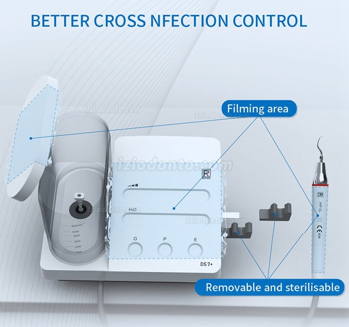 Refine MaxPiezo7/DS7 Ultrassom Odontológico Scaler com Reservatório Compatível com EMS/SATELEC