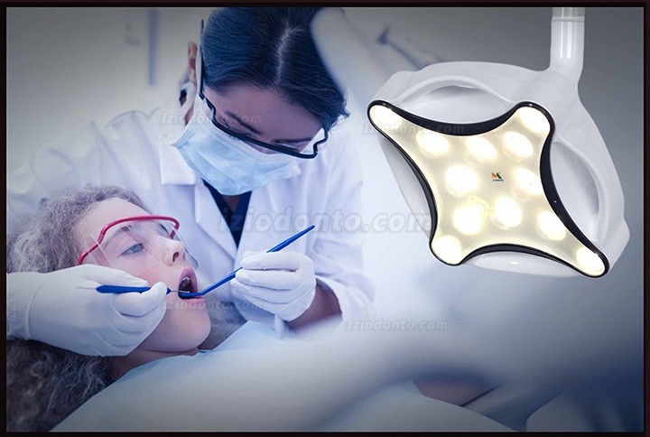 Micare JD1700L Foco Cirúrgico Móvel Lâmpada Cirúrgica LED Sem sombra Lâmpada de Exame Oral