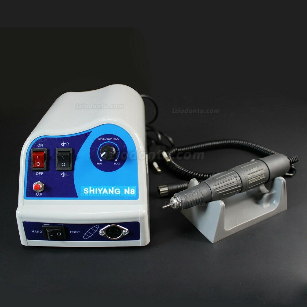 SHIYANG N8 Micromotor de laboratório dentário 45,000rpm compatível com Marathon