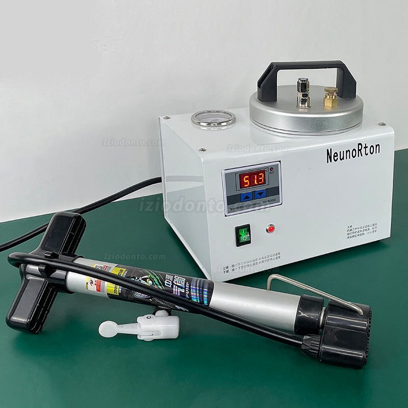 Máquina de polimerização de pote de pressão de cura de polimerizador de laboratório odontológico automático com visor