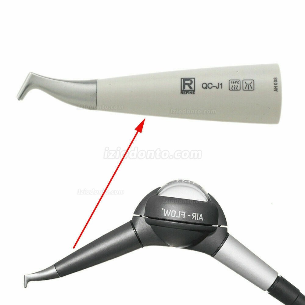 Bocal de profilaxia de ar dental Fit EMS Handy 2+ polidor peça de mão 120° cabeça