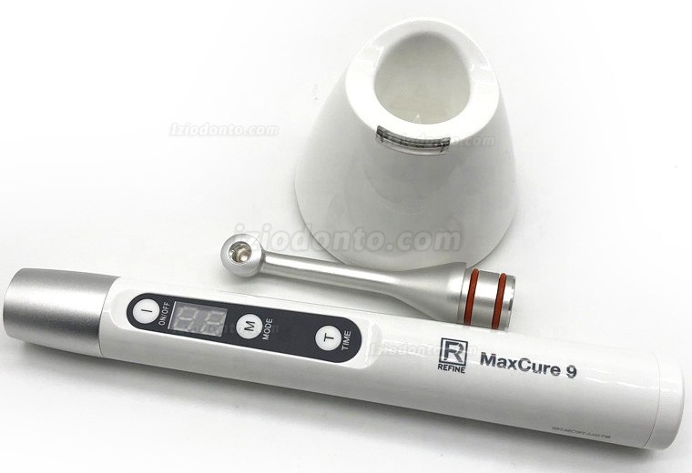 Refine MaxCure9 1 Segundo Fotopolimerizador Sem Fio LED Odontologico Amplo espectro