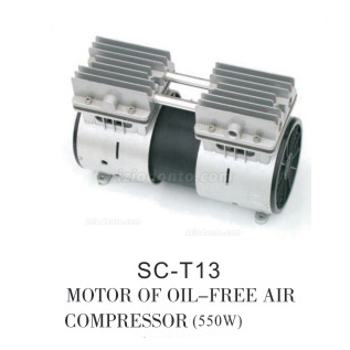 YUSENDENT® COXO 550W Motores de Compressor de Ar Sem Óleo