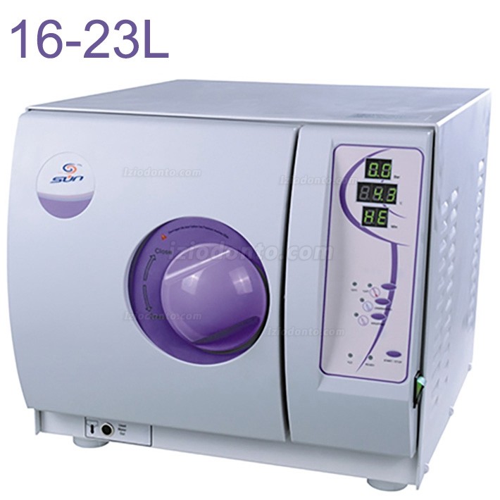 Sun® SUN-I-D Esterilizador de autoclave odontológico a vapor de vácuo 16-23L Classe N