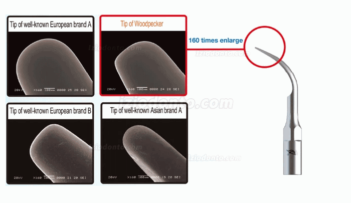 10Pcs Woodpecker EMS Ponta de Ultrassom para Scaler Endodontia E1 E2 E3 E3D E4 E4D E5 E5D E8 E9 E10D E11 E11D E14 Compat