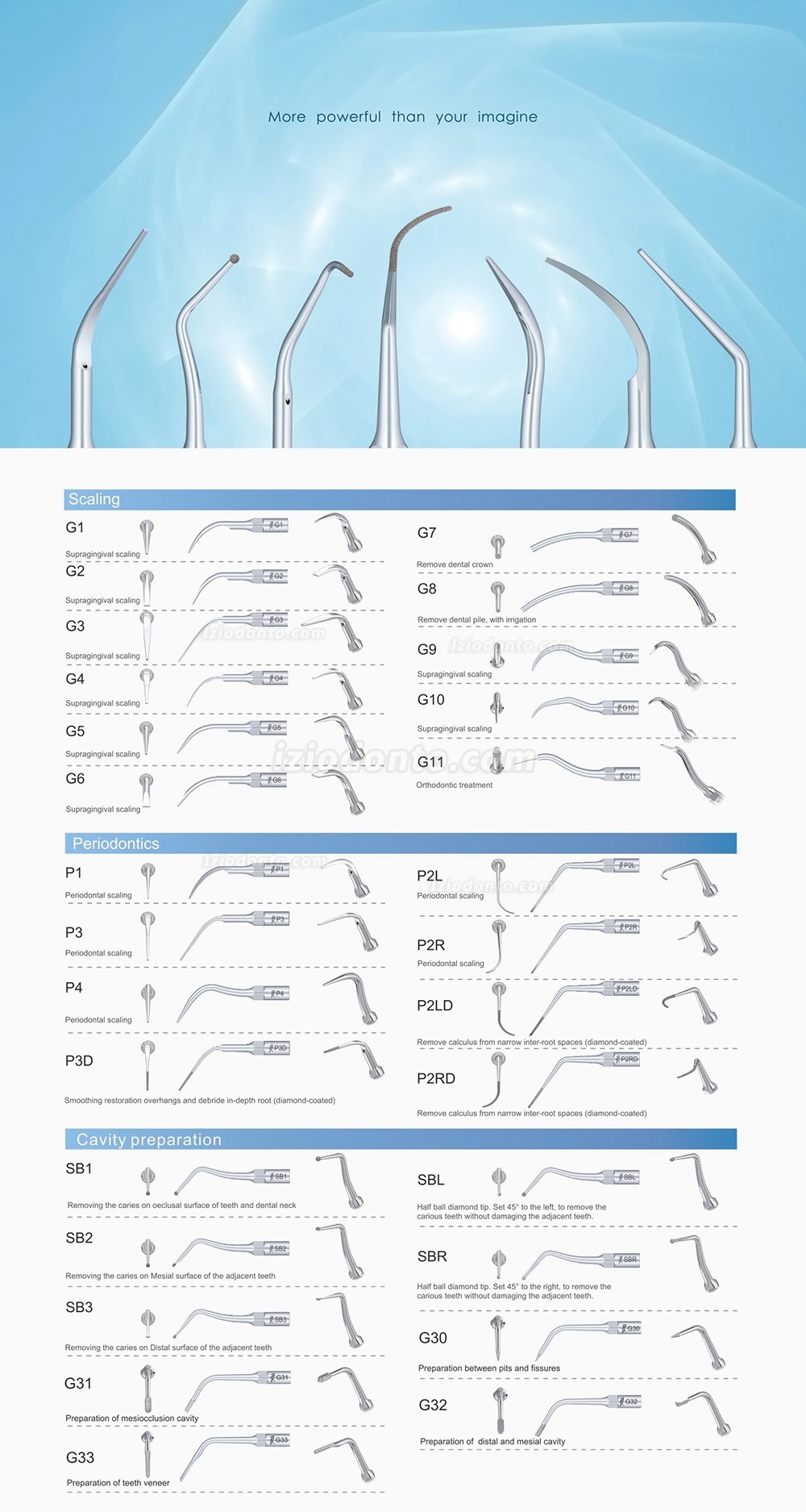 10Pcs Woodpecker EMS Ponta de Ultrassom para Scaler Endodontia E1 E2 E3 E3D E4 E4D E5 E5D E8 E9 E10D E11 E11D E14 Compat