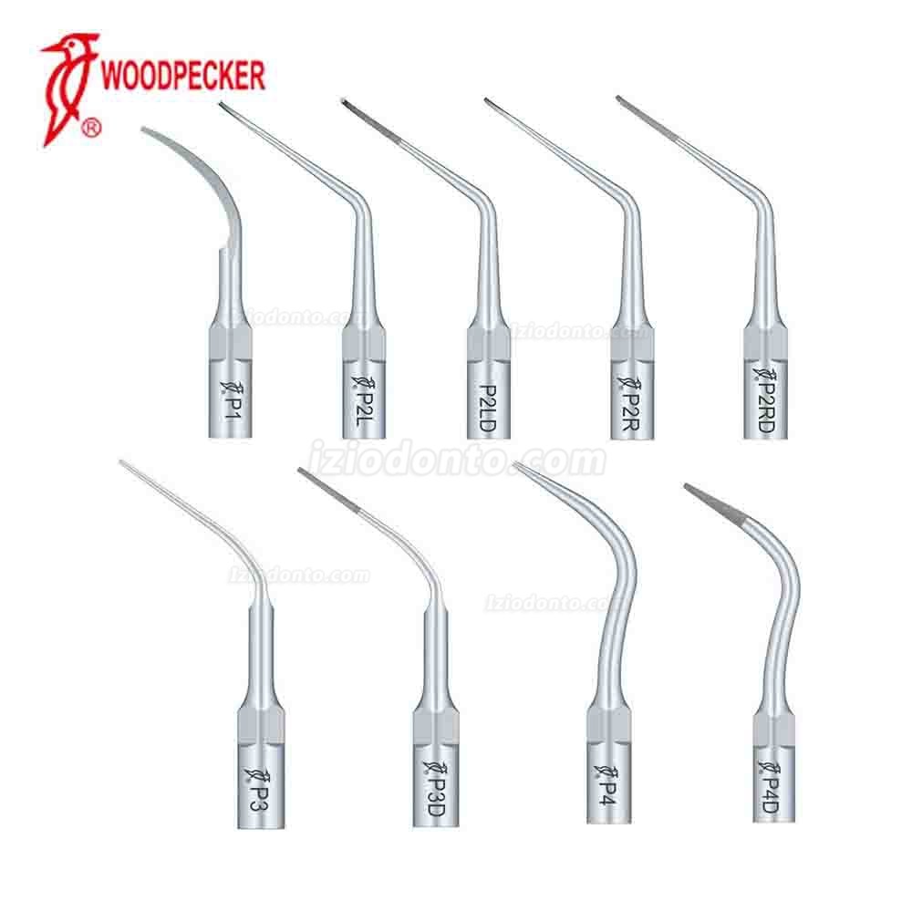 10Pcs Woodpecker Pontas para Ultrassom Periodontia P1 P2L P2R P2LD P2RD P3 P3D P4 P4D compatível com EMS