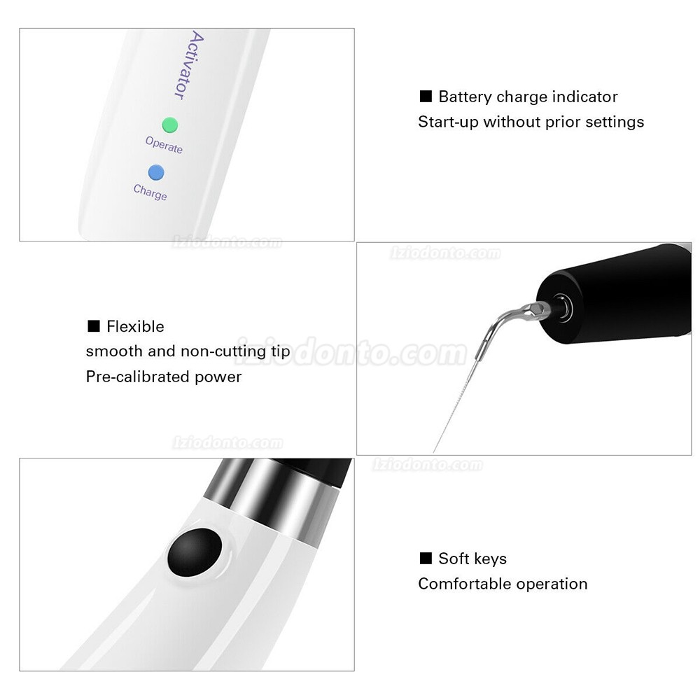 Sonic Ativador Ultrassônico Irrigador Endodôntico Odontológica +6pcs Titânio Pontas