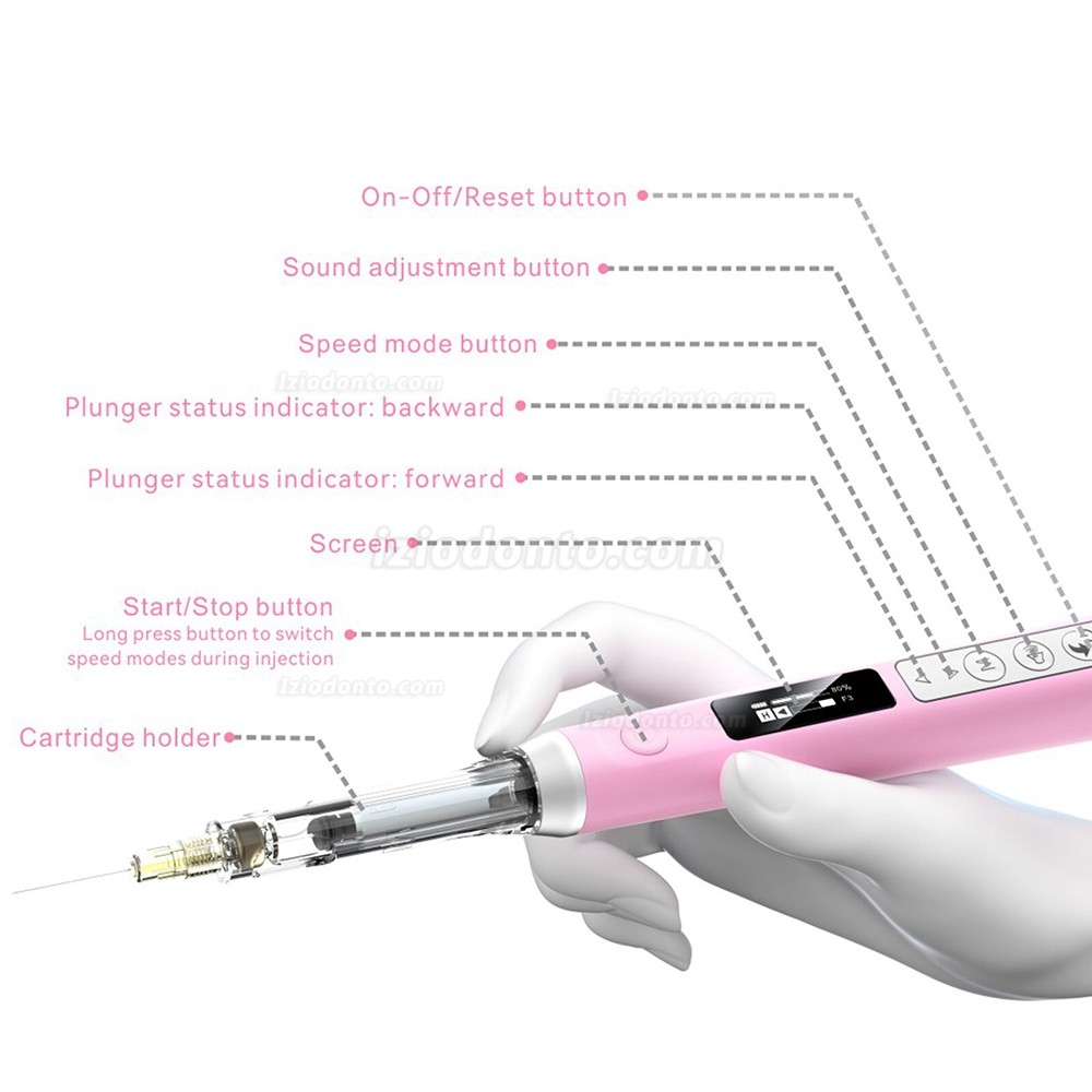 Woodpecker Super Pen Dispositivo de anestesia dental indolor precisão de injeção de 0,02 ml