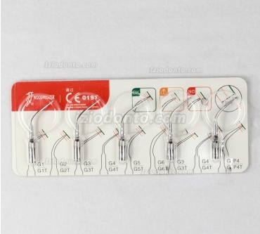 Woodpecker® 10pcs Odontológico Scaler Ultrasónico Piezo Inserto G3