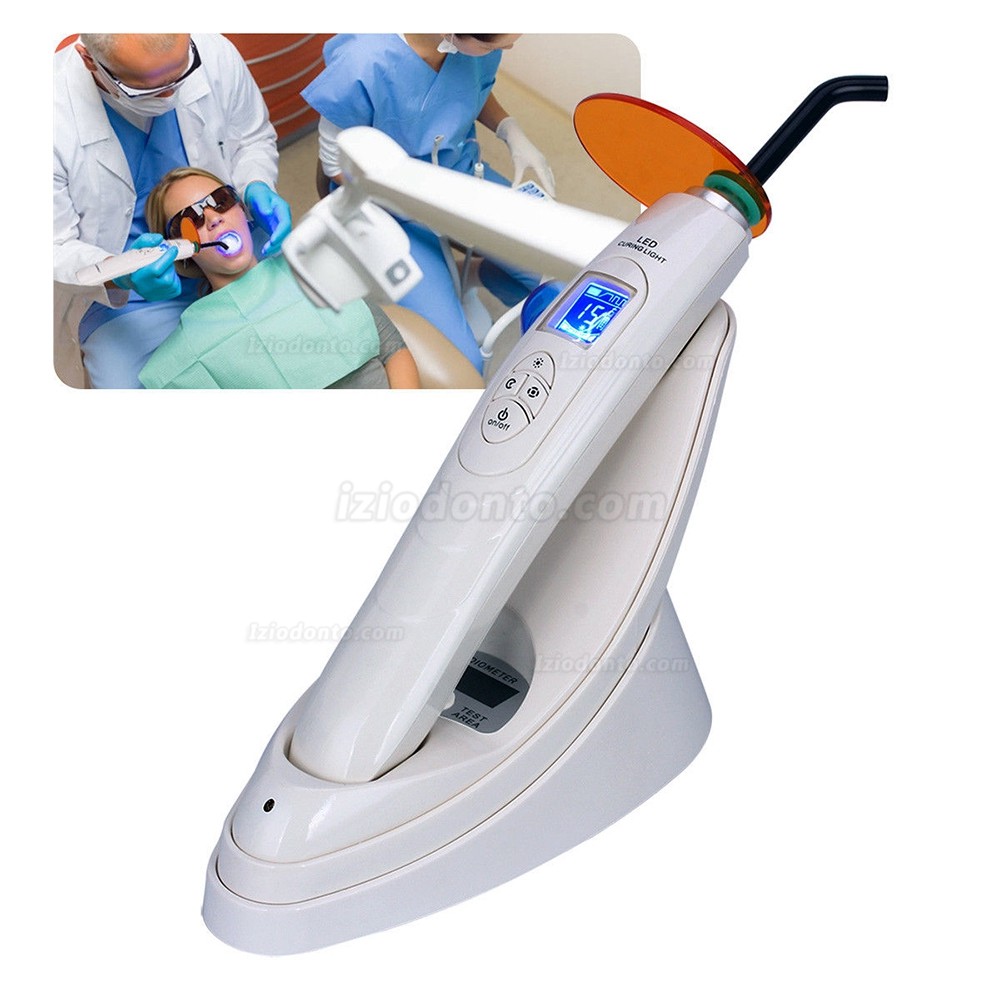 Dental LED Fotopolimerizador Sem Fio with Radiômetro LED 2000mw/cm2