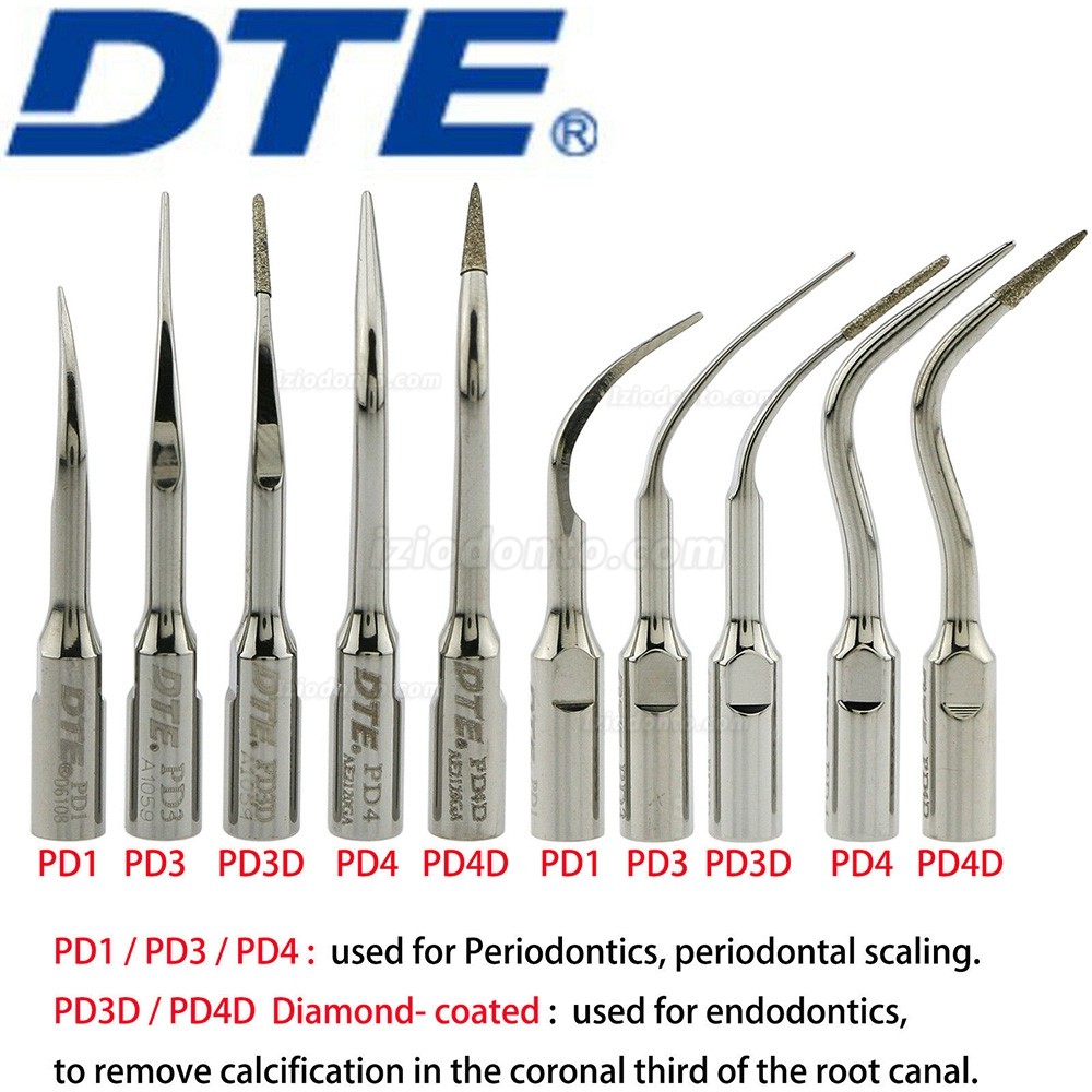 10Pcs Woodpecker DTE Pontas ultrassom endodontia periodontia compatível com NSK Satelec