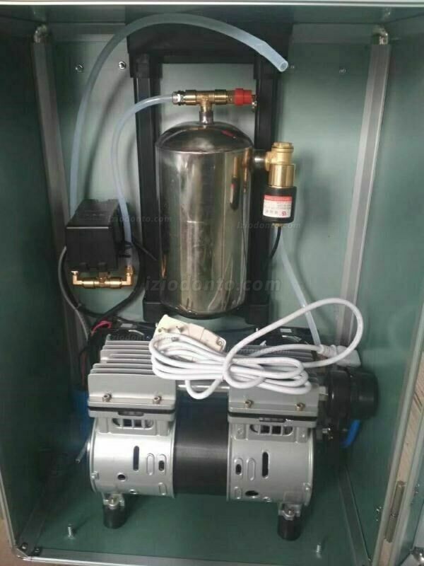 XS-098 Unidade Odontológica Portátil com Compressor de Ar + Sucção + Seringa de Ar de 3 Vias