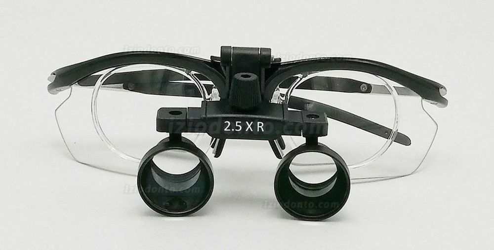 Lupa binocular dentária 2,5X lupa médica desmontagem anti-embaciamento Lupa binocular dentária 2,5X lupa médica desmontagem anti-embaciamento