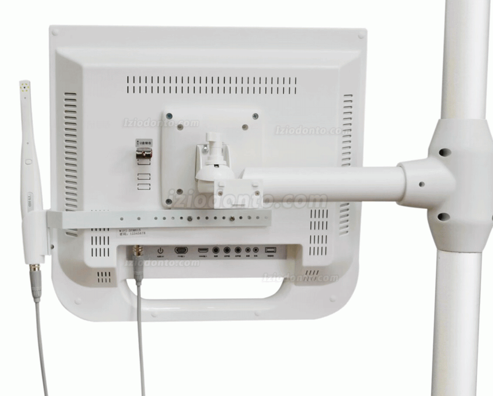 Câmera intraoral odontológica monitor AIO LCD digital de alta definição de 17 polegadas