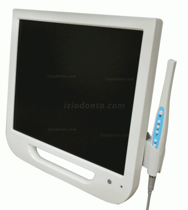 Câmera intraoral odontológica monitor AIO LCD digital de alta definição de 17 polegadas